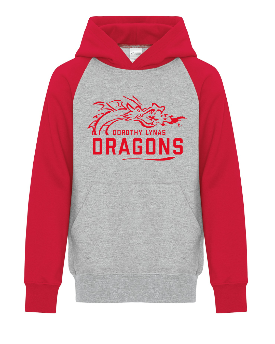 DL Youth Two Tone Hoodie - Optional Personalized Name