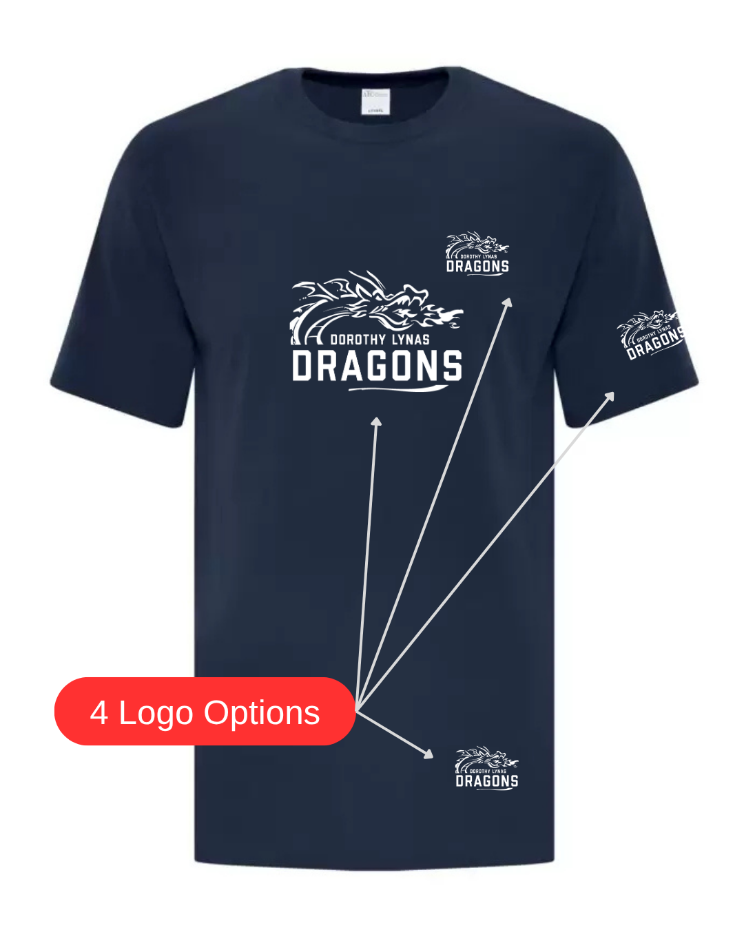 DL Adult ATC® Everyday Cotton T-Shirt - Choose your logo location! - Image 8