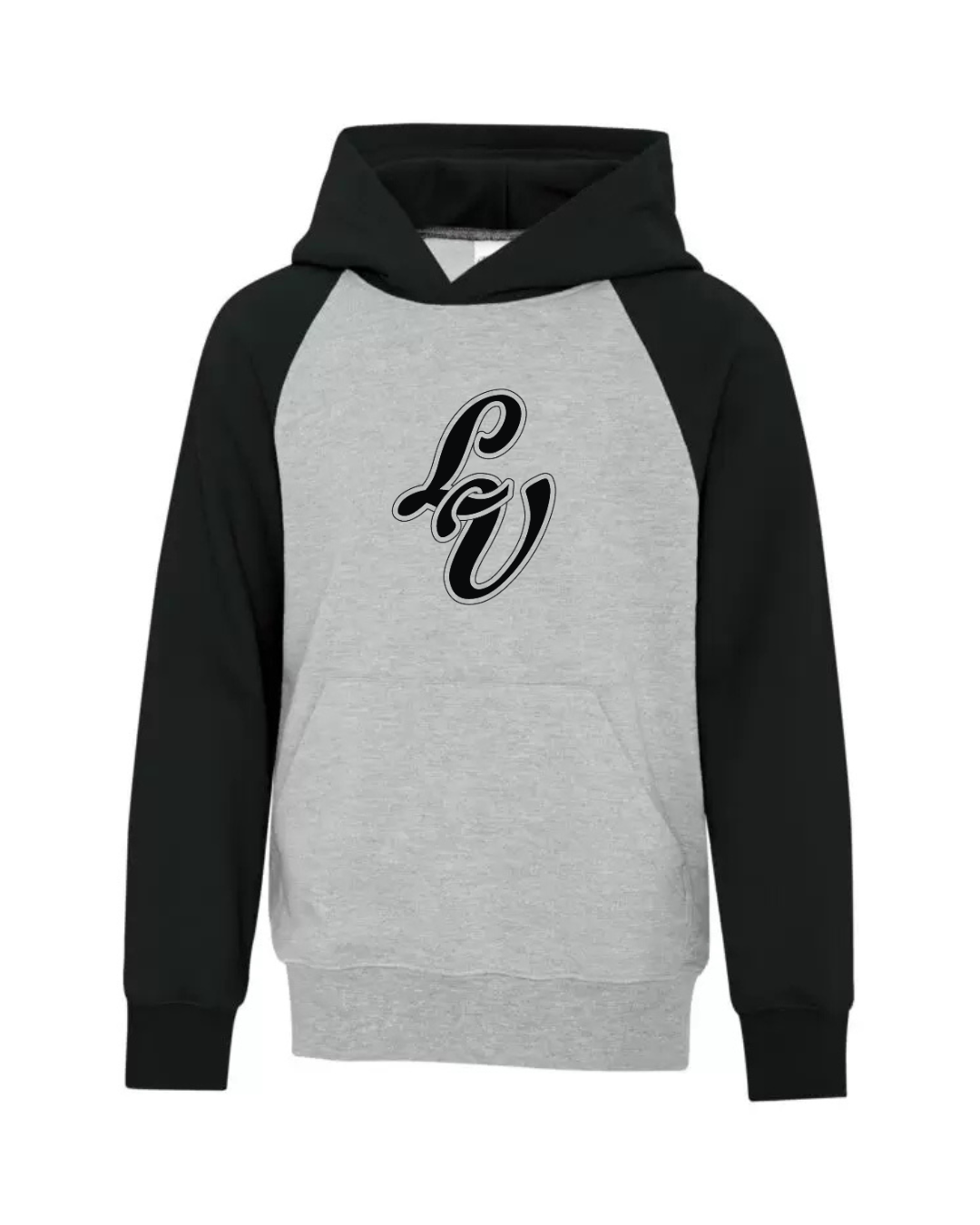 LVLL Youth Two Tone Hoodie - Optional Personalized Name - Image 2